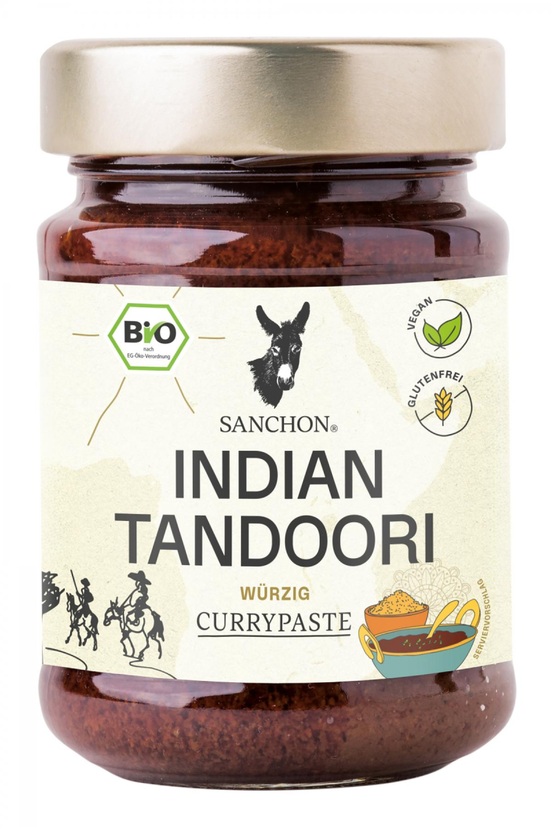Sanchon Tandoori Curry Paste mild exotisch, 190 gr