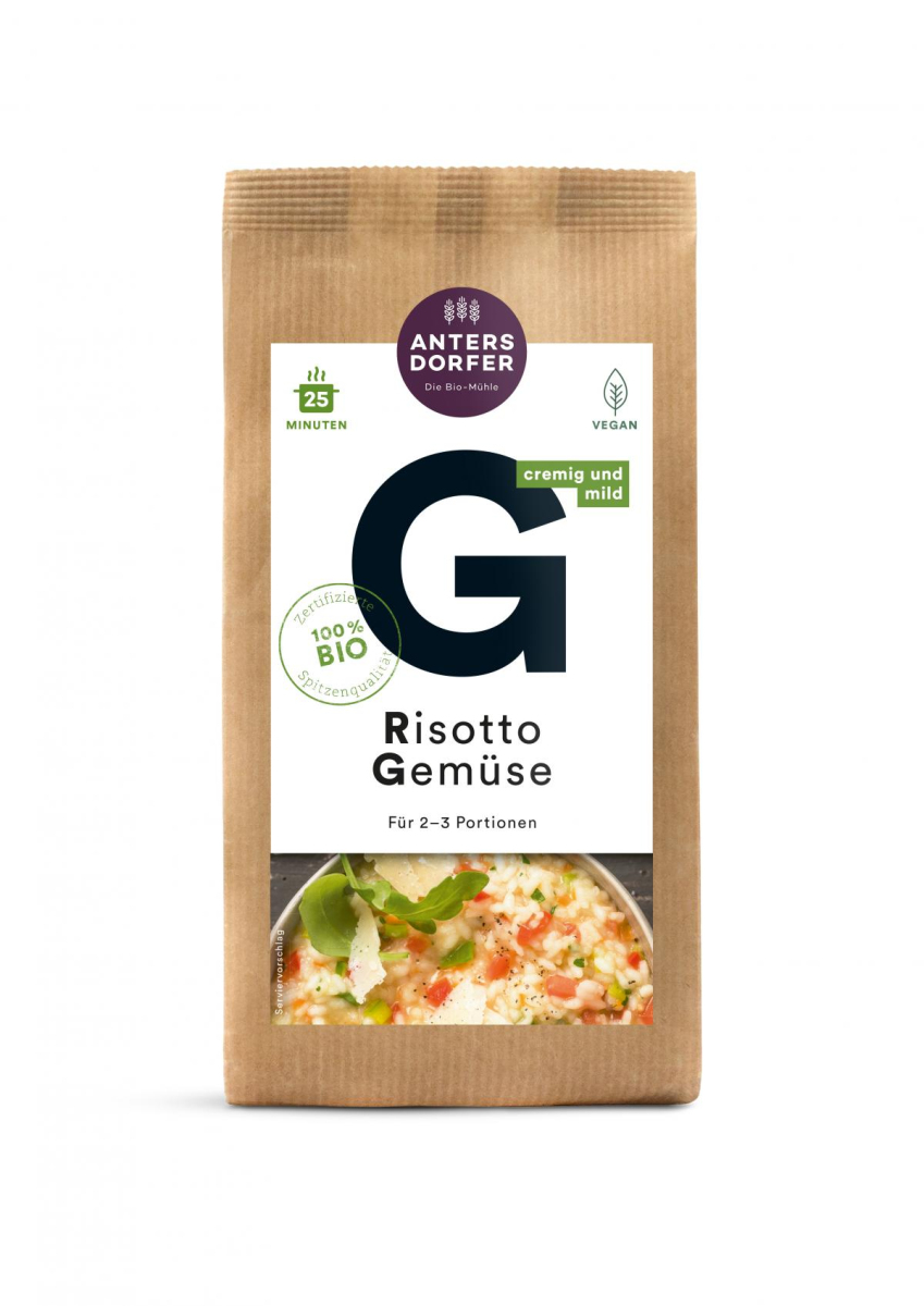 Antersdorfer Mühle Risotto Gemüse, 150 gr Packung