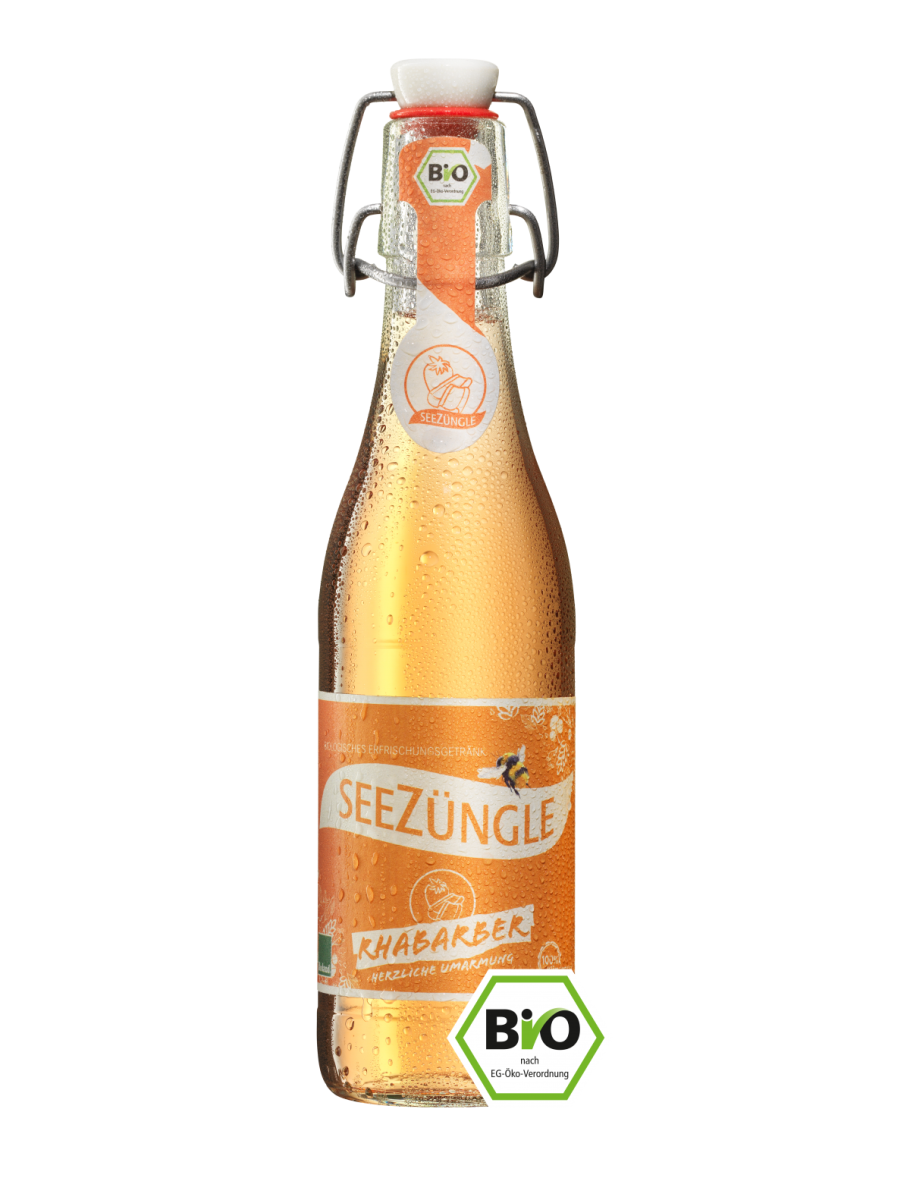SeeZüngle Rhabarber, 0,33 ltr Flasche