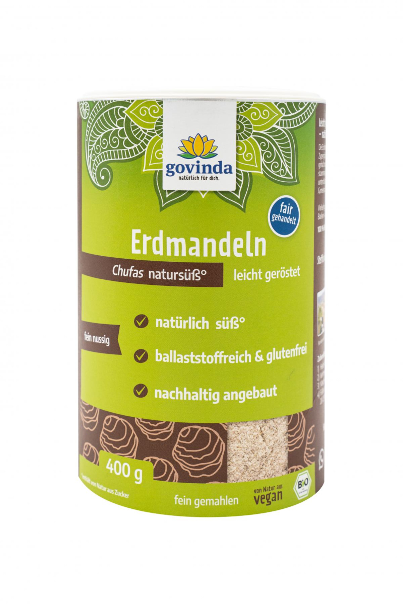 Govinda Erdmandeln gemahlen, glutenfrei, 400 gr Do