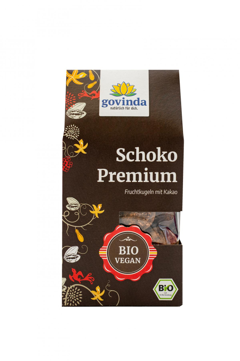 Govinda Schoko-Premium-Kugeln, 120 gr Packung