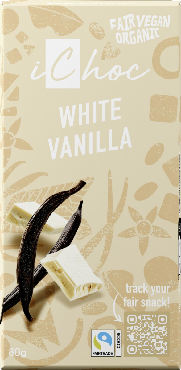 iChoc White Vanilla, 80 g Stück