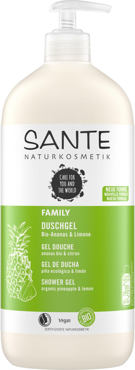 Sante Duschgel Bio-Ananas & Limone, 950 ml Spender