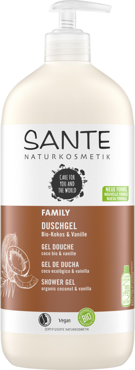 Sante Duschgel Bio-Kokos & Vanille, 950 ml Spender