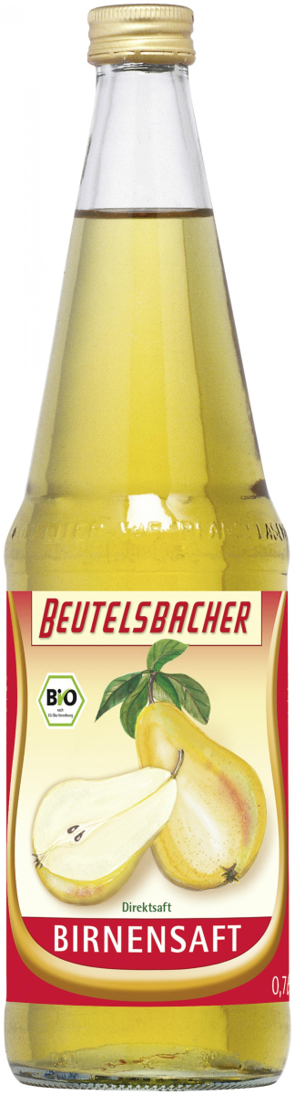Beutelsbacher Birnensaft -bio-, 0,7 ltr Flasche