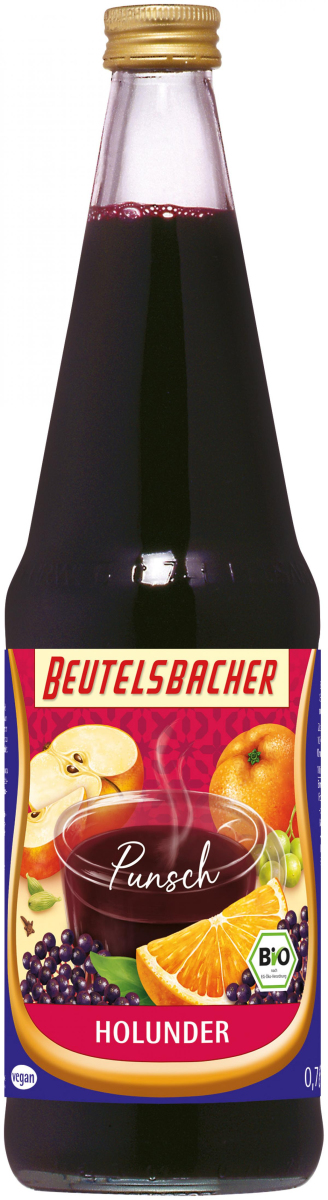 Beutelsbacher Holunder-Punsch alkoholfrei, 0,7 ltr