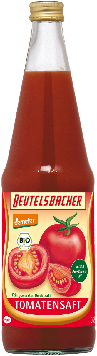 Beutelsbacher Tomatensaft, 0,7 ltr Flasche
