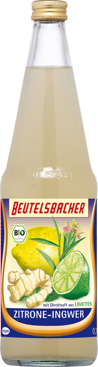 Beutelsbacher Zitrone-Ingwer, 0,7 ltr Flasche