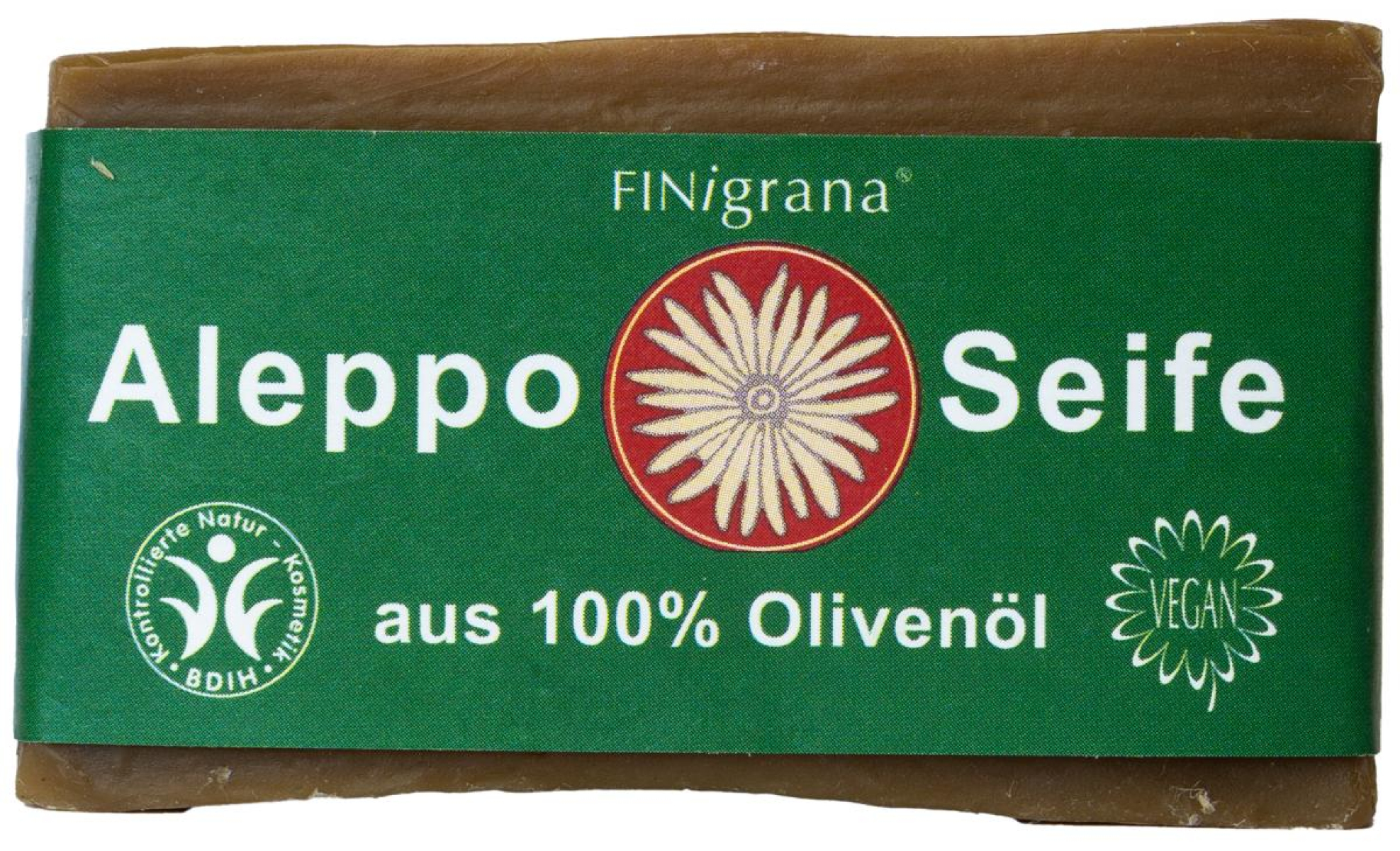 Finigrana Aleppo Seife aus 100% Olivenöl, 200 gr S