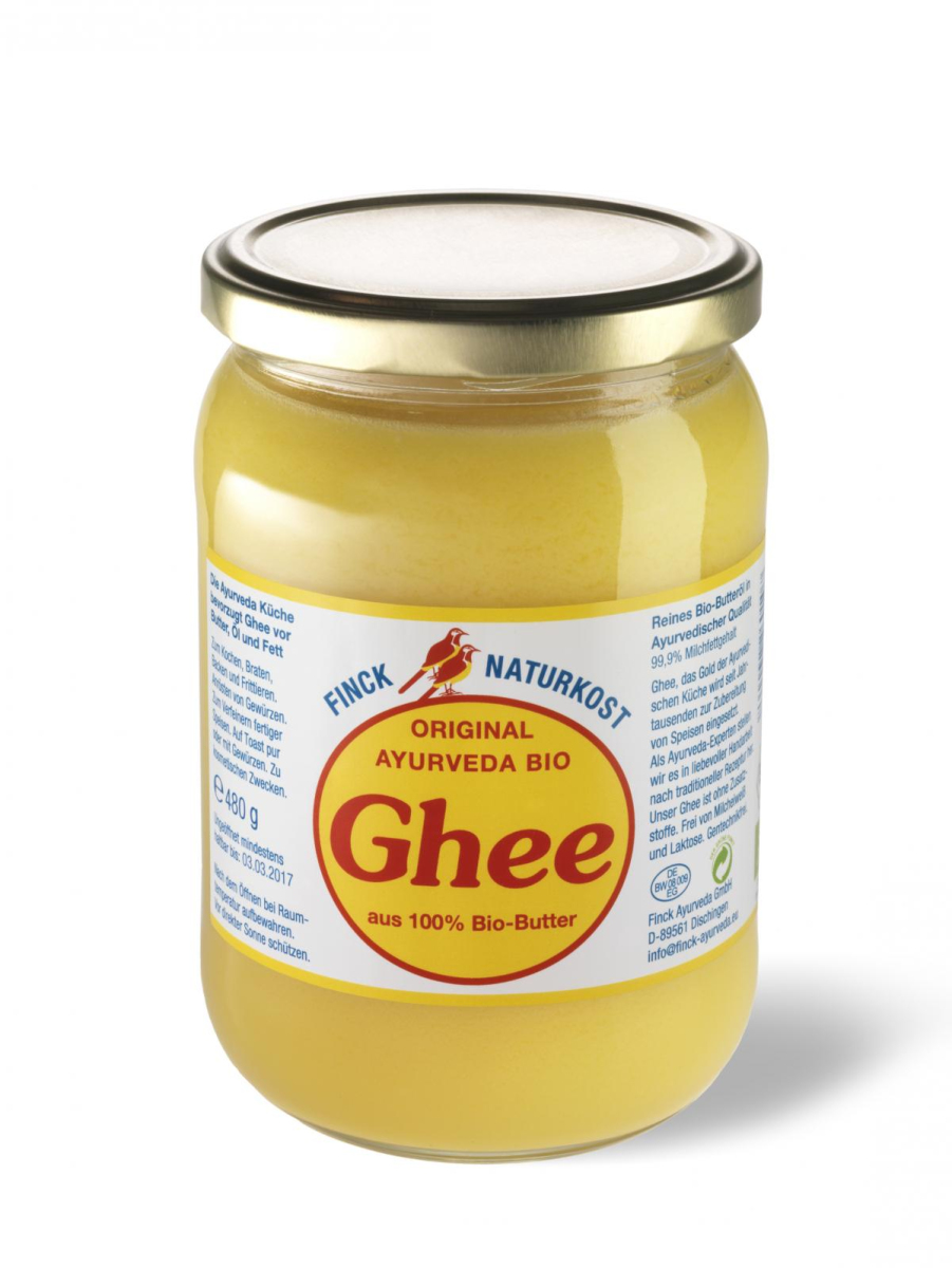 Finck Naturkost Original Ayurveda Bio Ghee, 480 gr