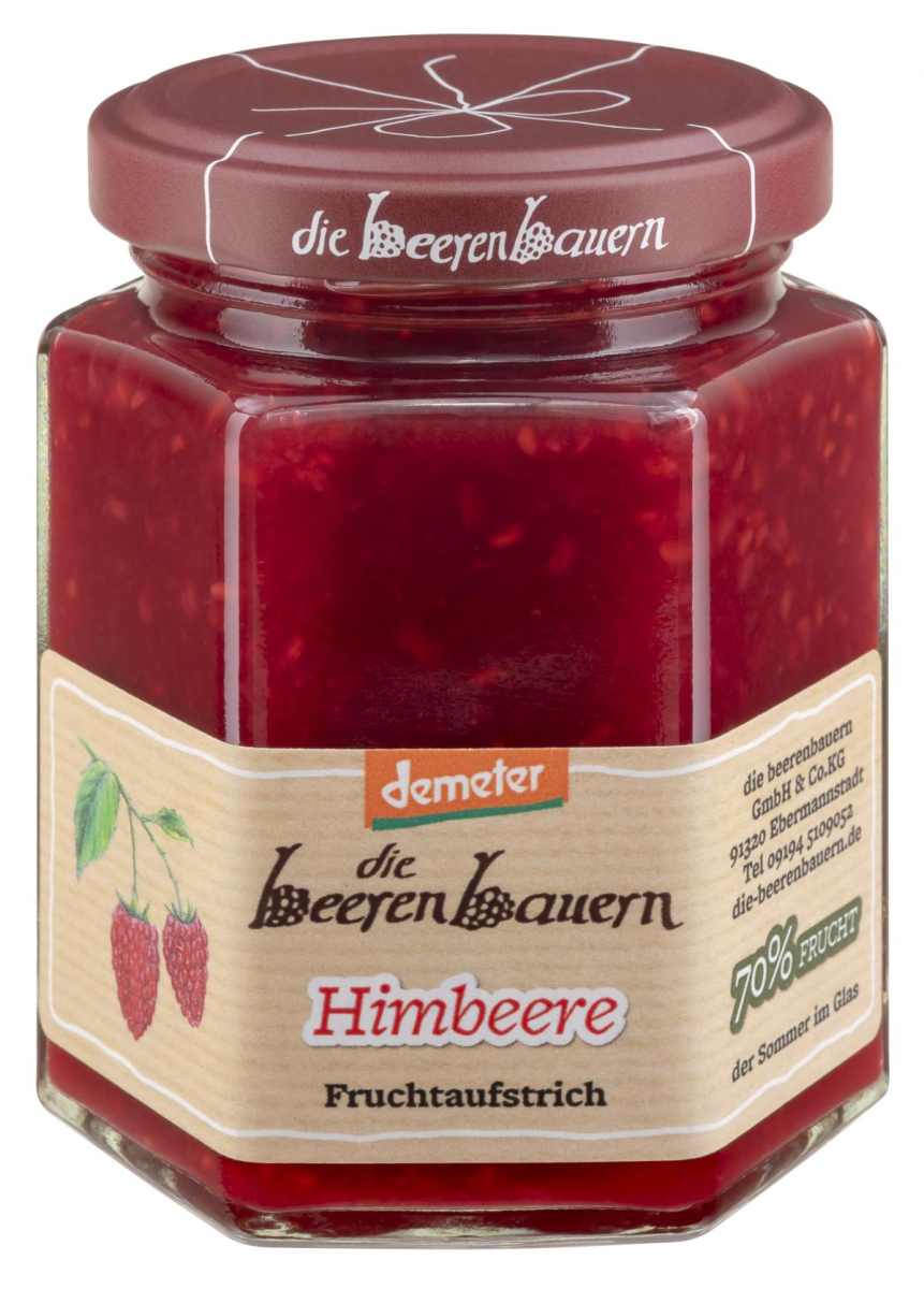 die beerenbauern Himbeere Fruchtaufstrich, 200 gr