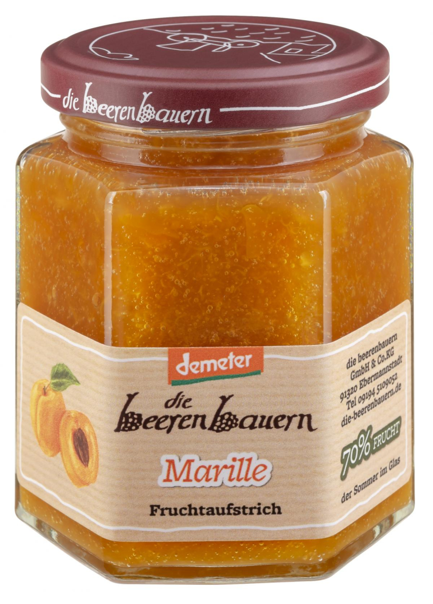 die beerenbauern Marille Fruchtaufstrich, 200 gr G