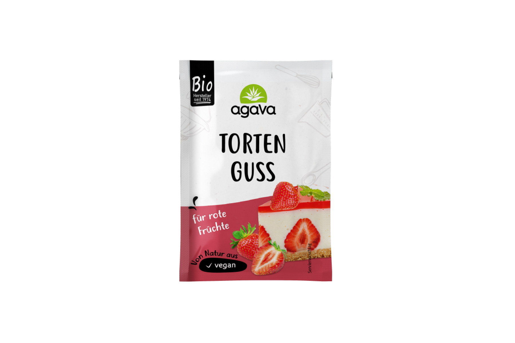 Agava Tortenguss, rot, 3 x 7 gr, 21 gr