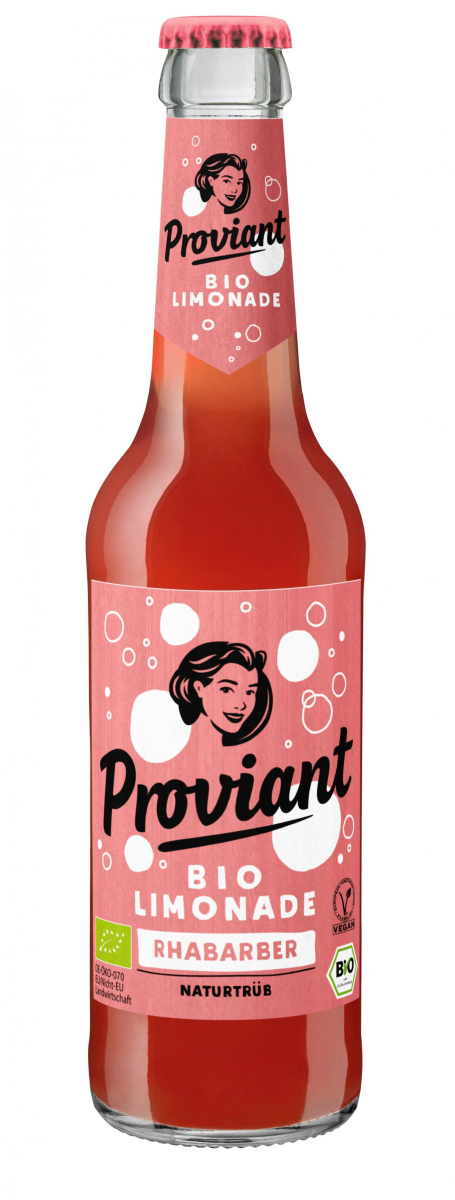 Proviant Rhabarberlimonade naturtrüb, 0,33 ltr Fla