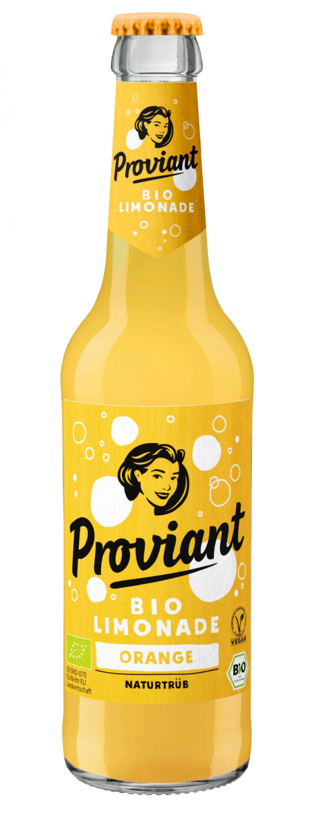 Proviant Orangenlimonade naturtrüb, 0,33 ltr Flasc