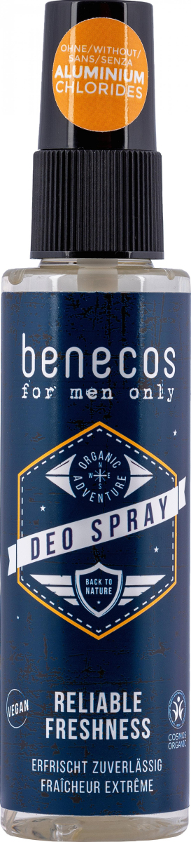 benecos Deo Spray for men only, 75 ml Flasche