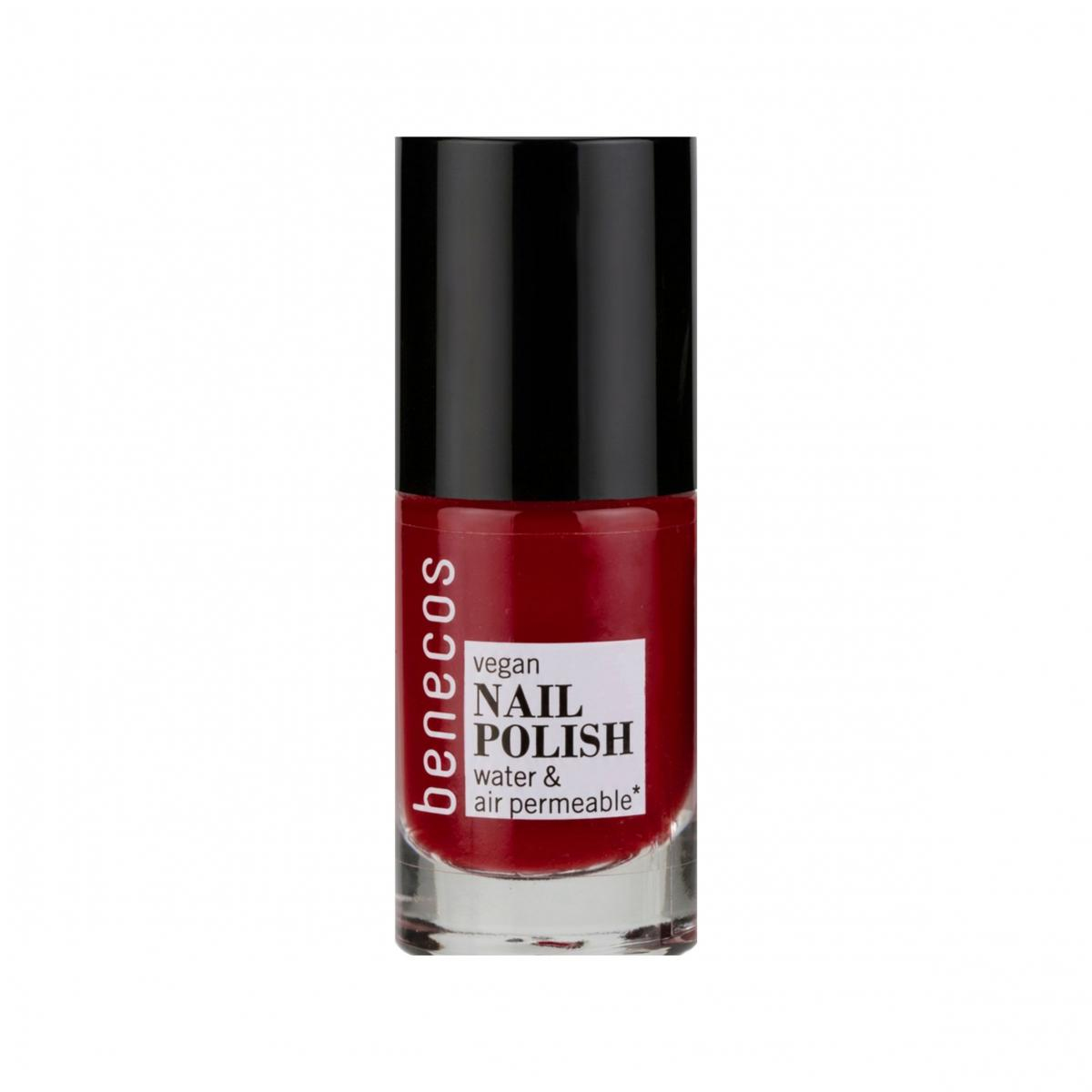 benecos Nail Polish cherry red, 5 ml Flasche