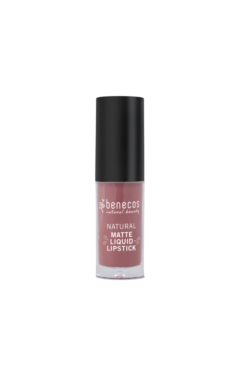 benecos Matte Liquid Lipstick rosewood romance, 5