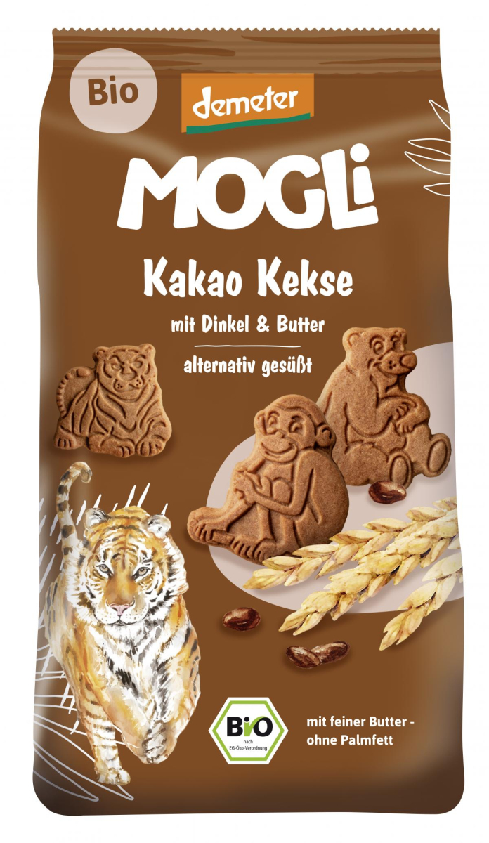 Mogli Kakao Butterkeks, 125 gr Packung