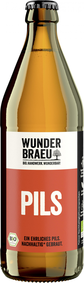 Wunderbräu Pils, 0,5 ltr Flasche