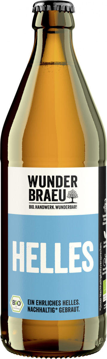 Wunderbräu Helles, 0,5 ltr Flasche