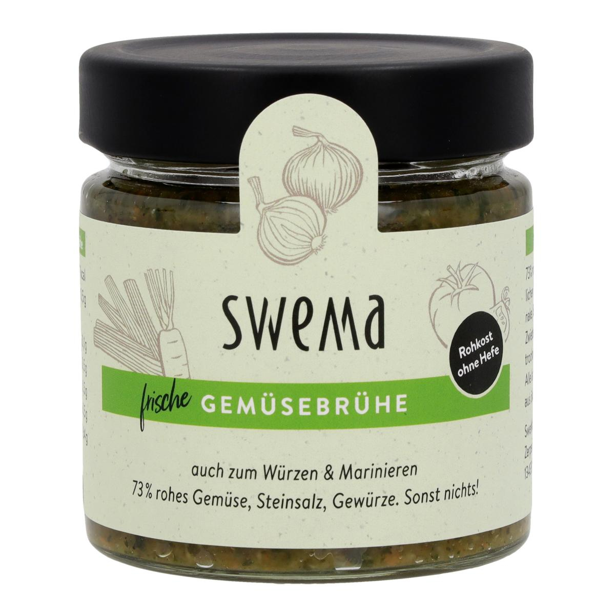 SweMa Gemüsebrühe, 210 gr Glas