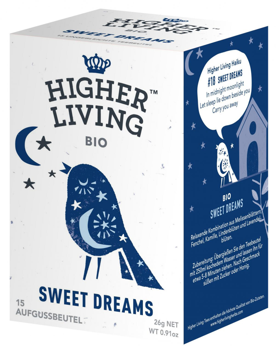 Higher Living Sweet Dreams, 1,46 gr, 15 Btl Packun