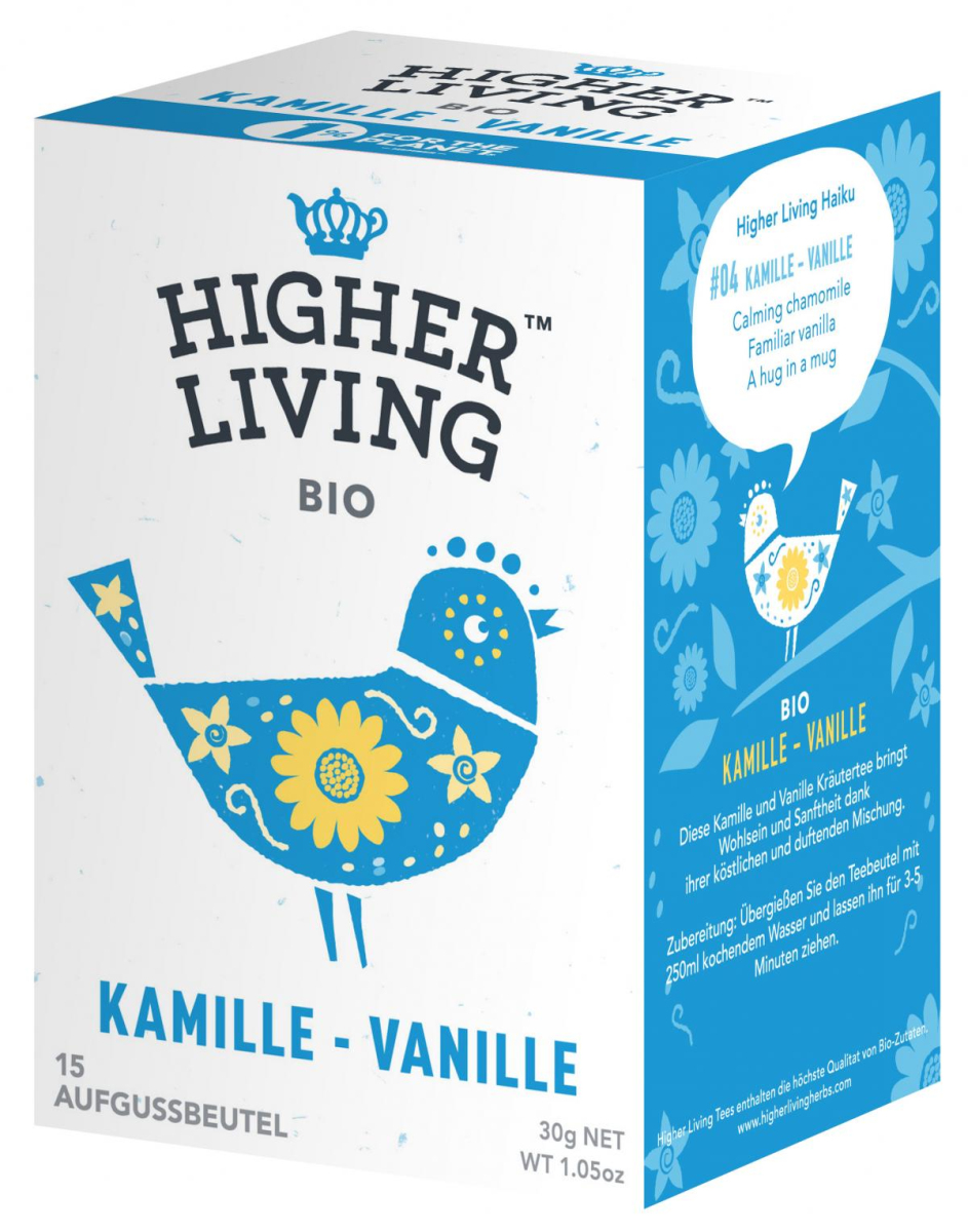 Higher Living Kamille & Vanille, 2 gr, 15 Btl Pa