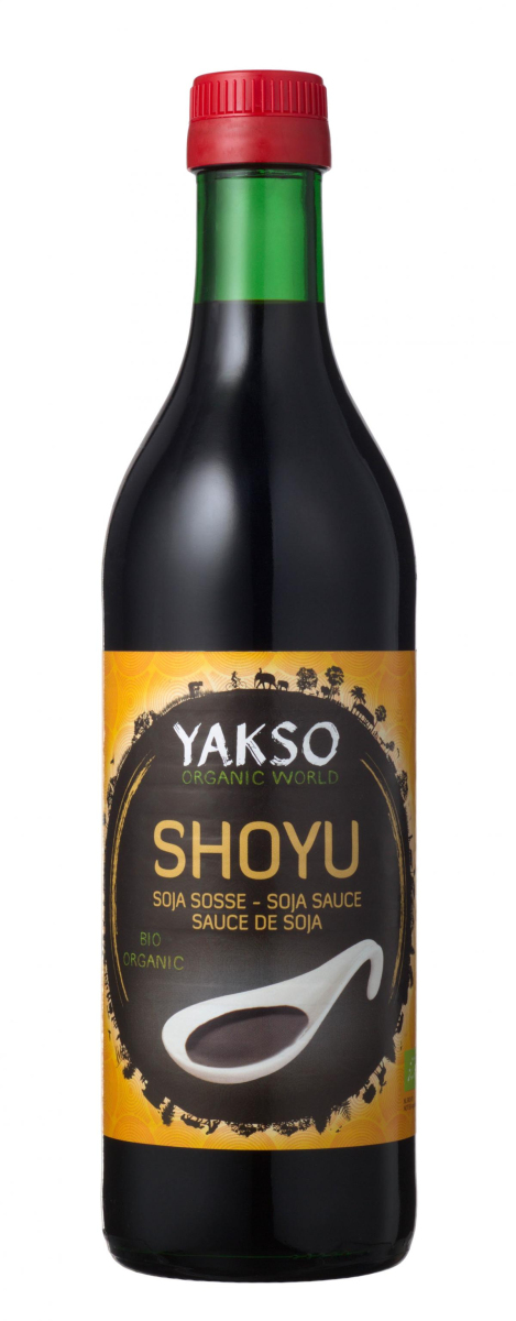 Yakso Sojasauce Shoyu, mild, 500 ml Flasche