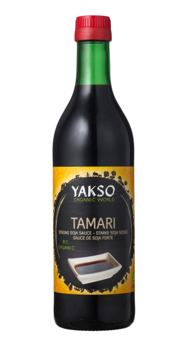 Yakso Sojasauce Tamari, würzig,  500 ml Flasche -g