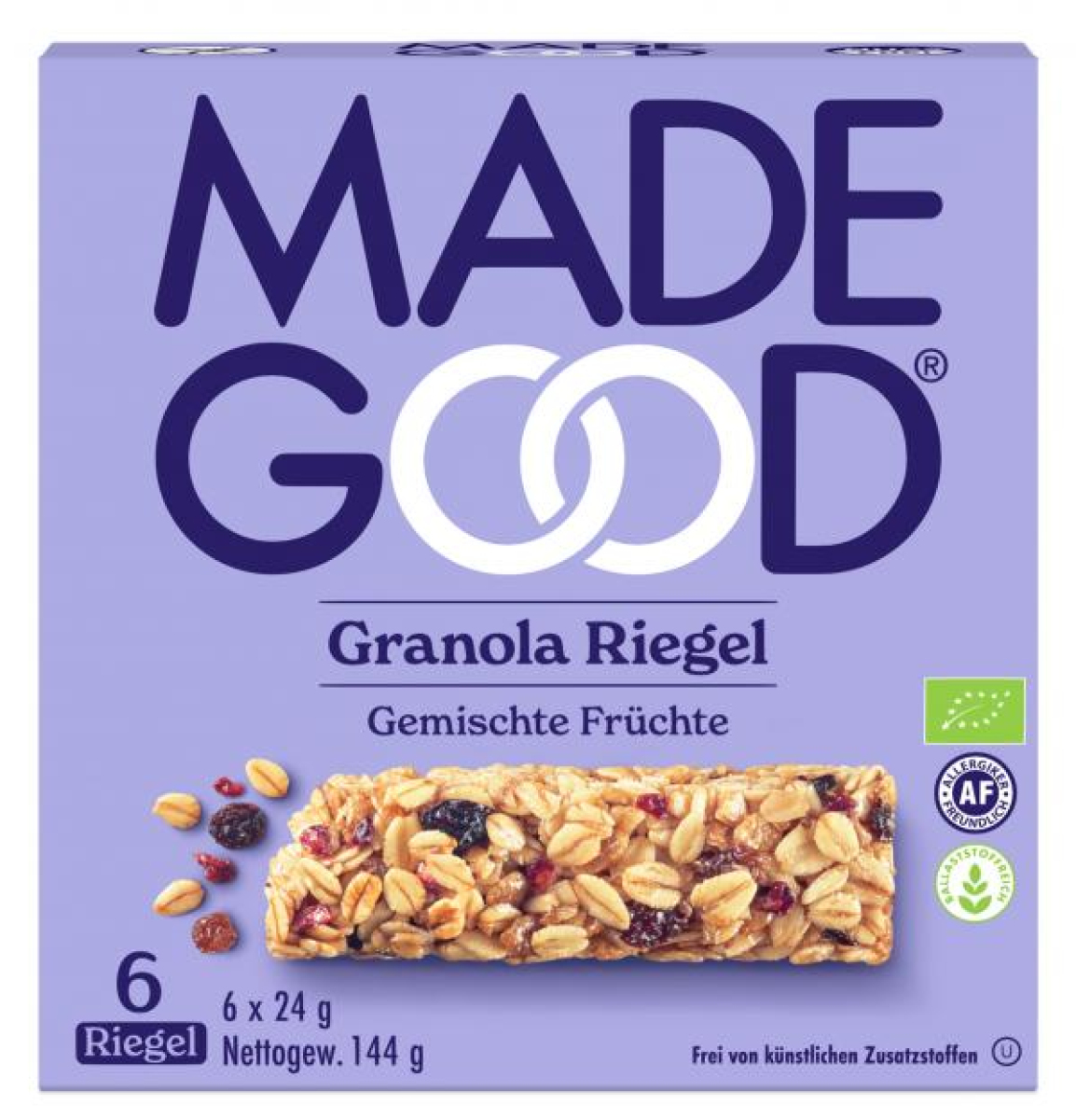 MadeGood MadeGood Bio Granola, 144 g Packung