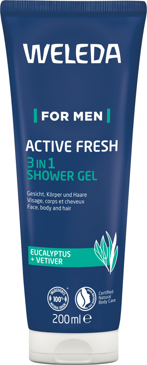 Weleda Men Aktiv Duschgel, 200 ml Tube