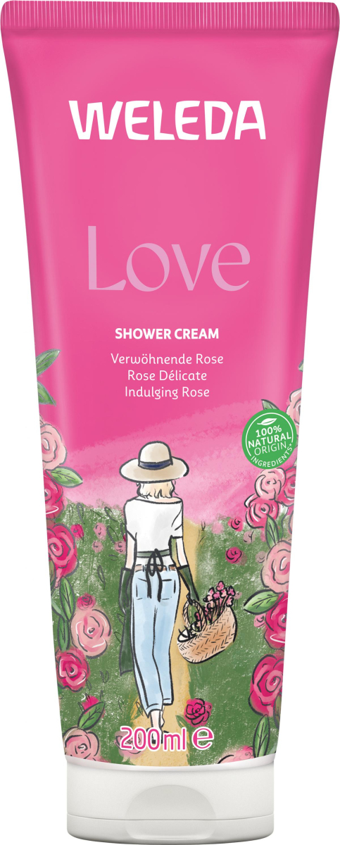 Weleda Aroma Cremedusche Love, 200 ml Tube