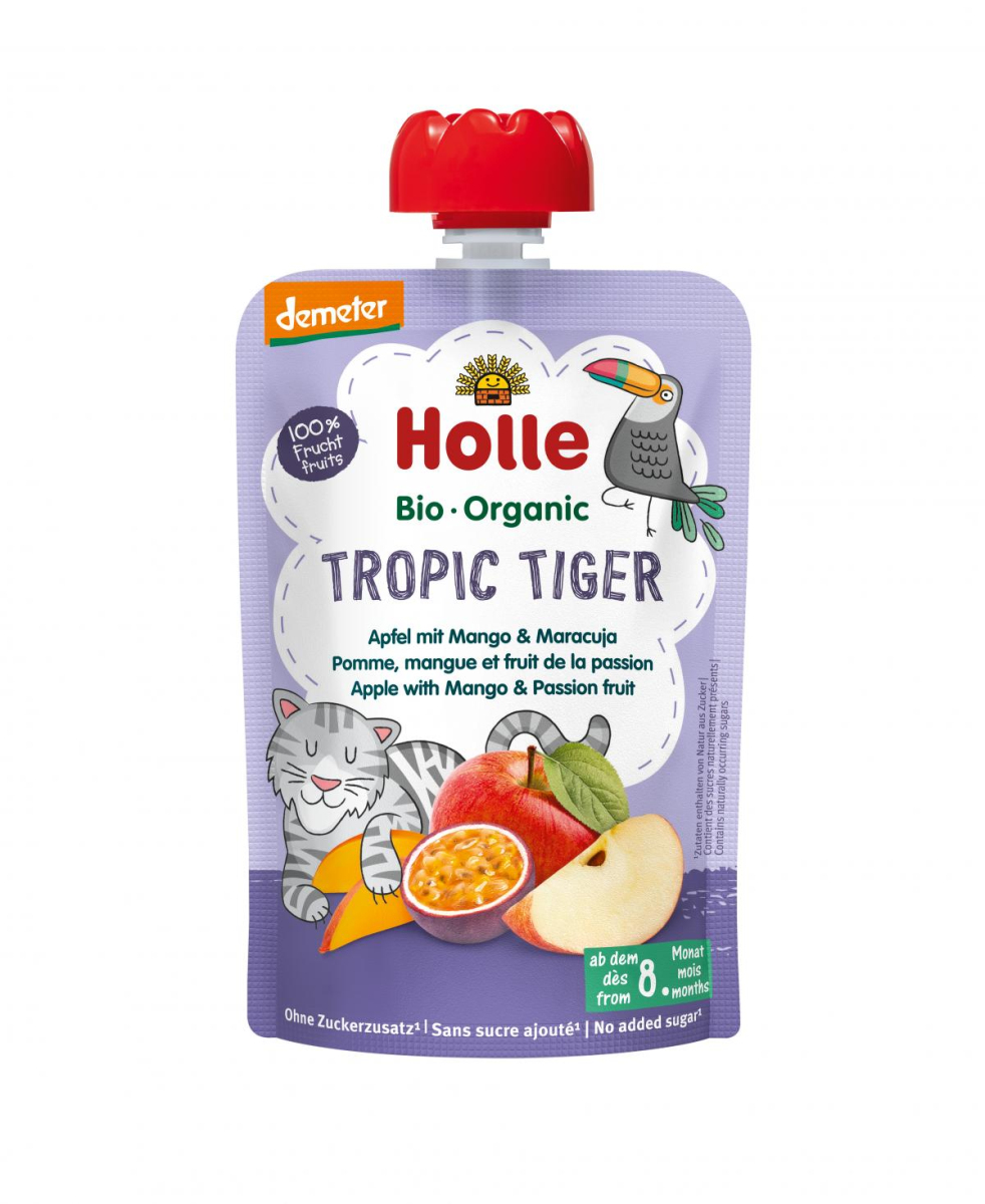 Holle Tropic Tiger Apfel mit Mango & Maracuja