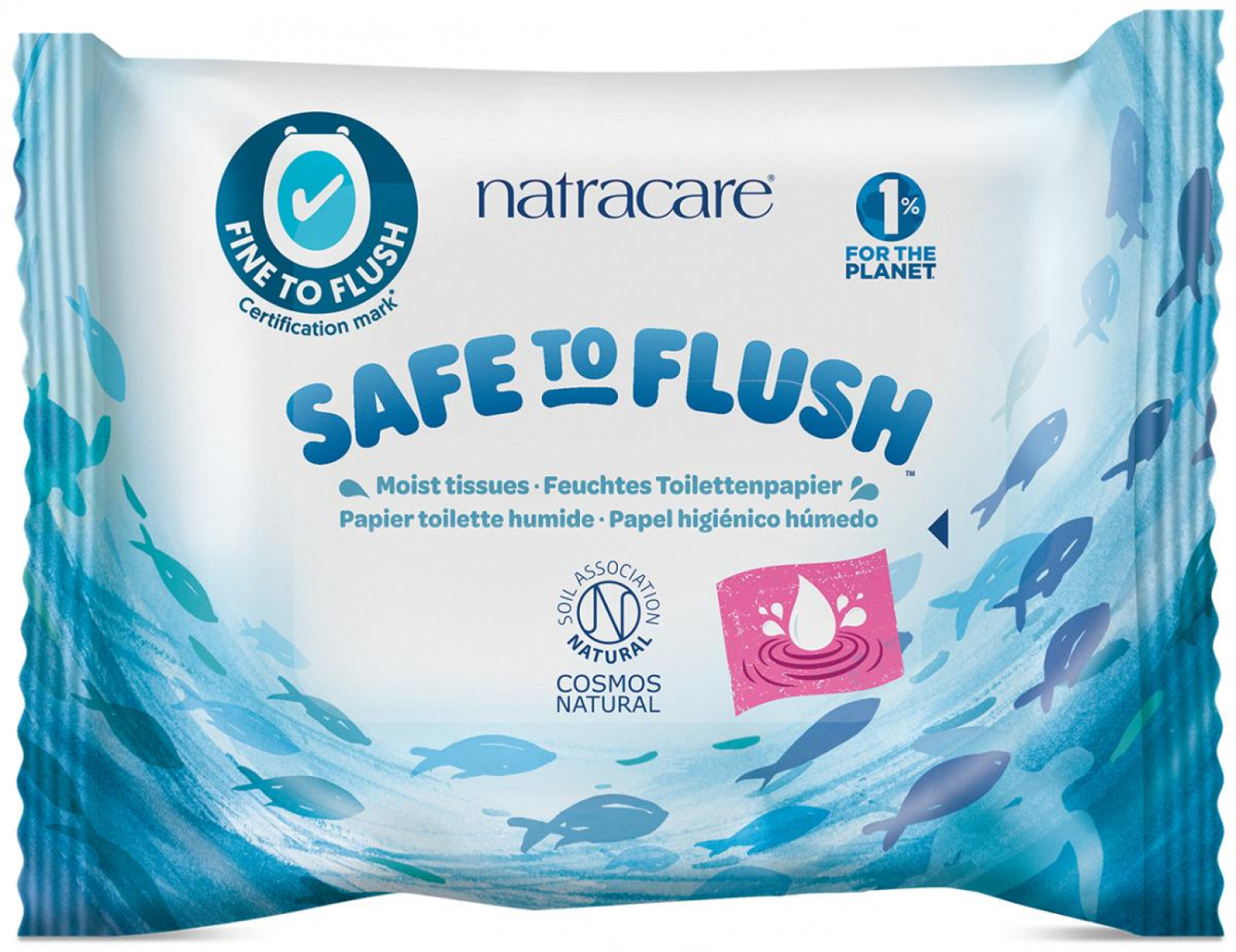 Natracare Feuchtes Toilettenpapier Safe to Flush