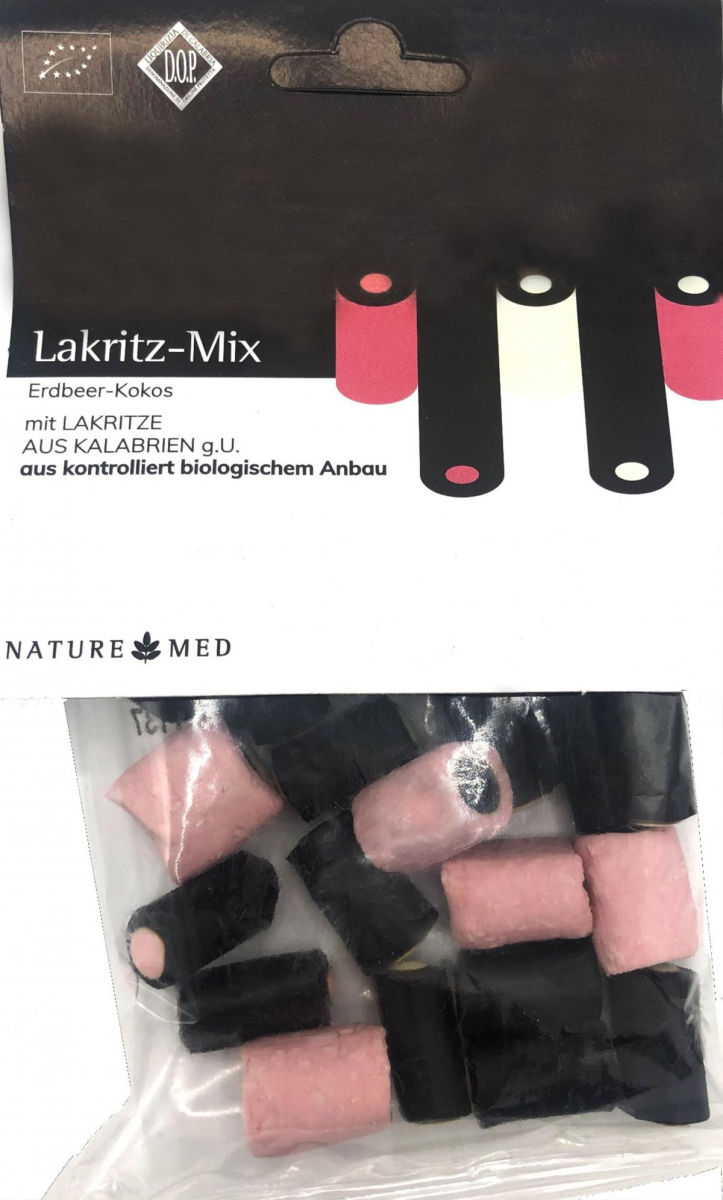 Nature Med SRL Lakritz-Mix Erdbeer-Kokos, 100 gr P