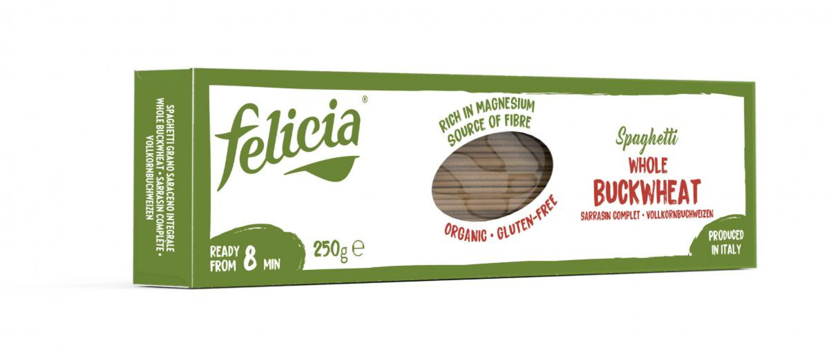 Buchweizen Spaghetti, 250 gr Packung -glutenfrei-
