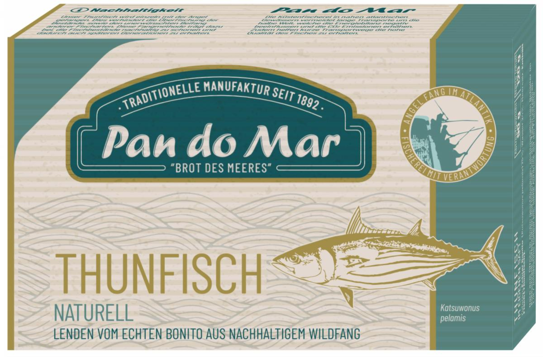 Pan do Mar Thunfisch naturell, 120 gr Dose (90 gr)