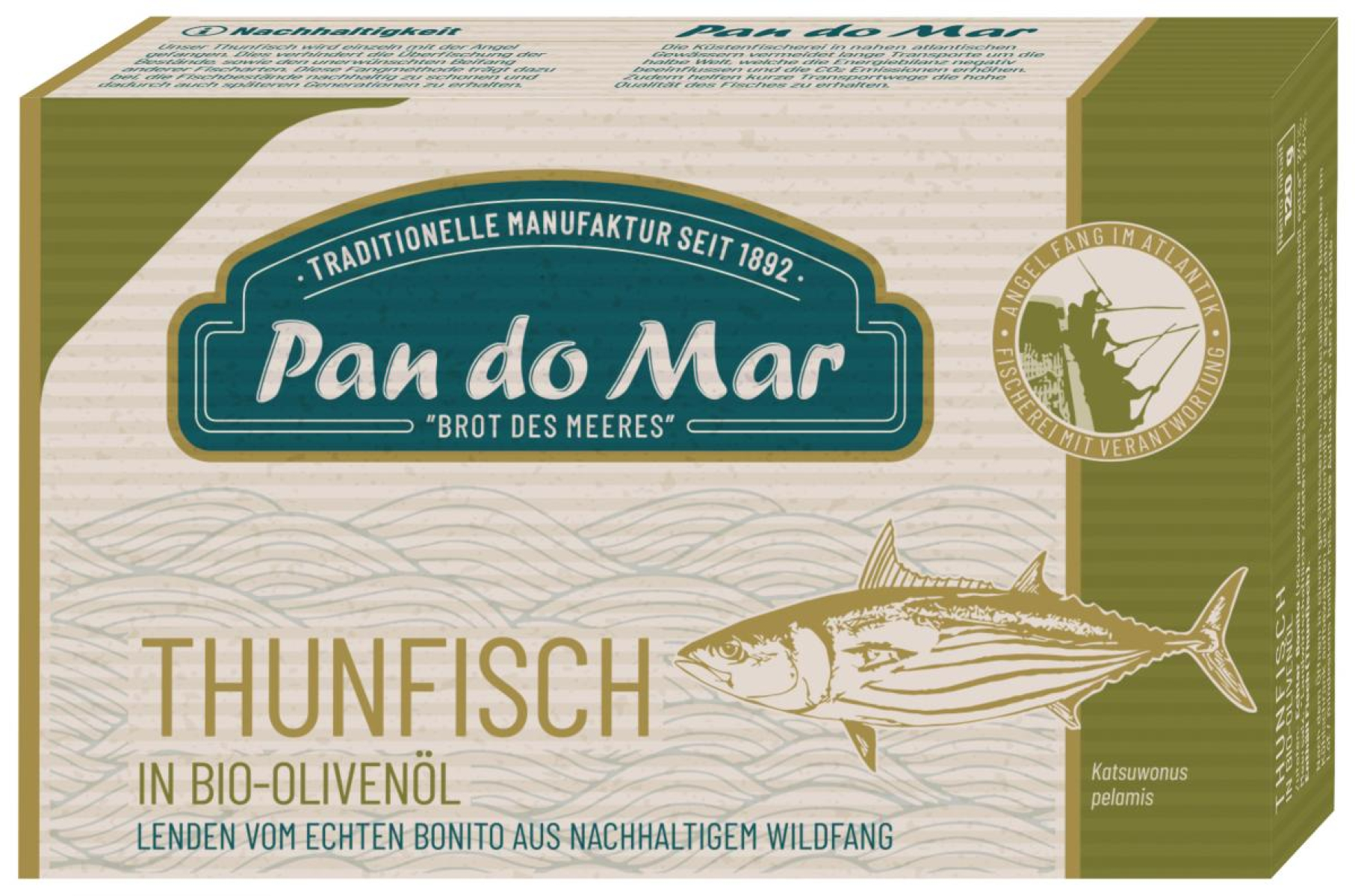 Pan do Mar Thunfisch in Bio-Olivenöl extra nativ,