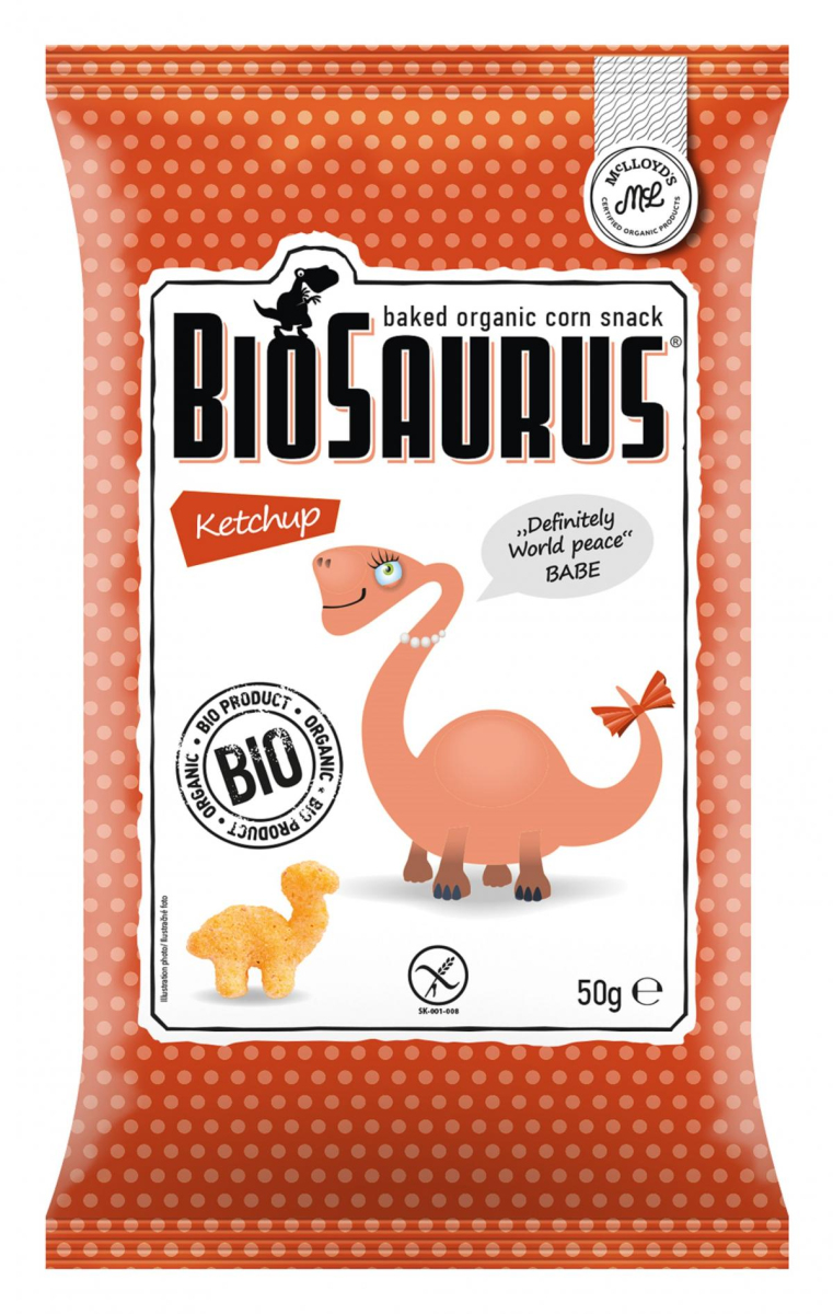 Eco United Biosaurus Ketchup - Babe, 50 gr Packung