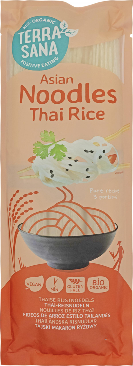 Terrasana Nudeln aus thailändischem Reis, 250 gr P