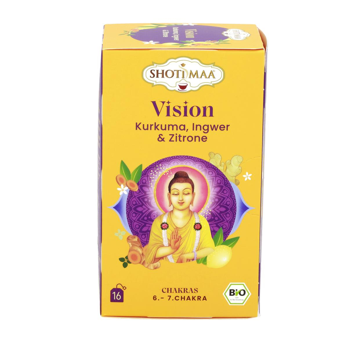 Shoti Maa VISION, Ingwer Zitrone, 2,0 gr, 16 Btl P