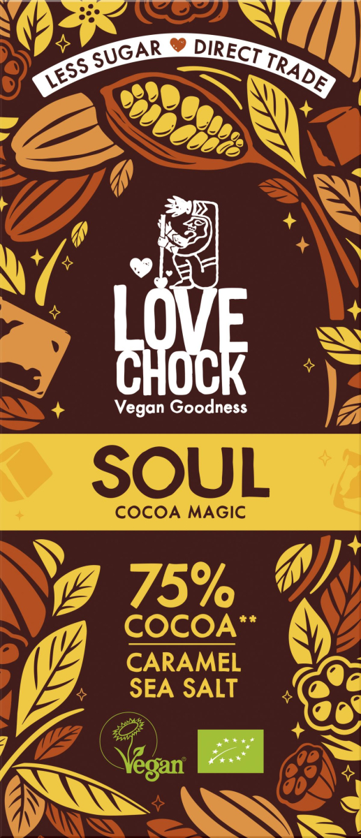 Lovechock Soul Karamell & Meersalz, 70 g Stück
