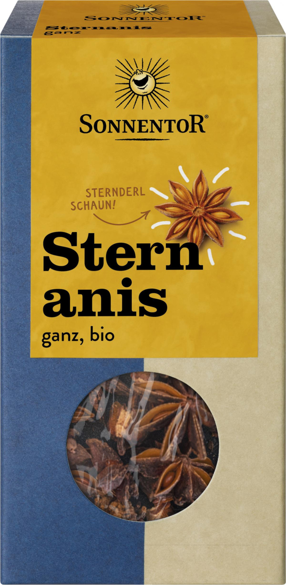 Sonnentor Sternanis, ganz, 25 gr Packung