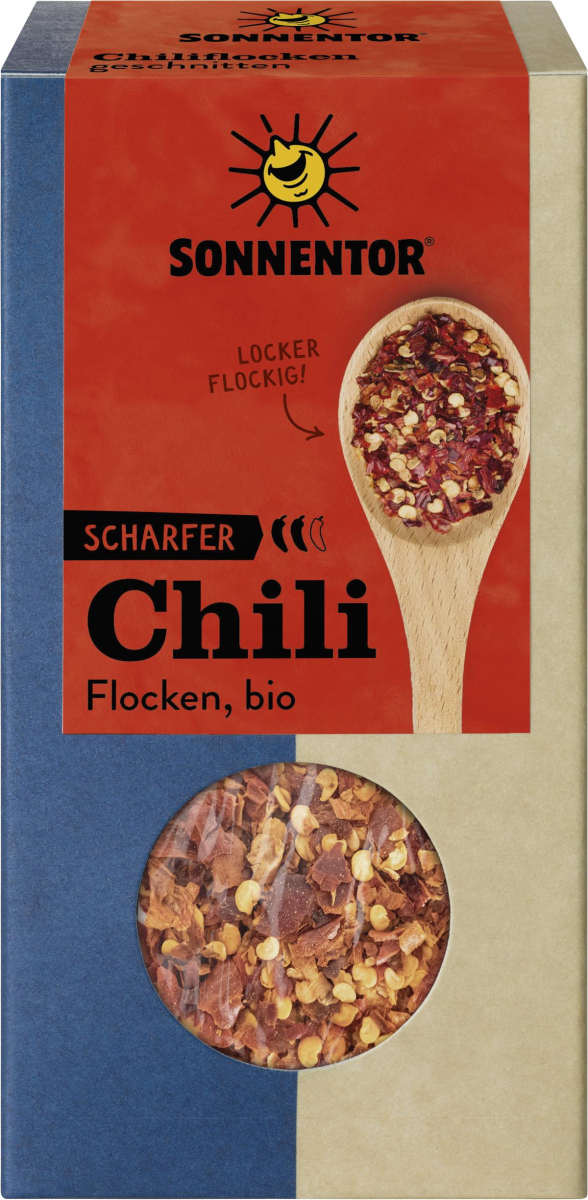 Sonnentor Chili Flocken, 45 gr Packung