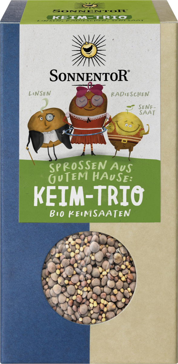 Sonnentor Keim-Trio, 120 g Packung