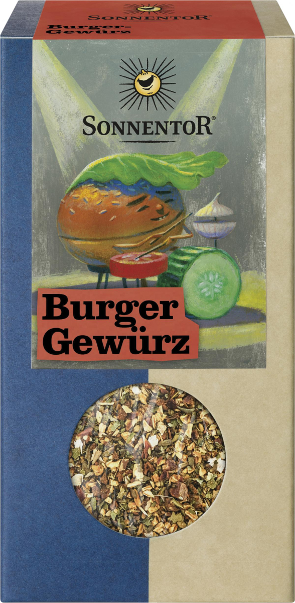 Sonnentor Burger-Gewürz, 60 g Packung