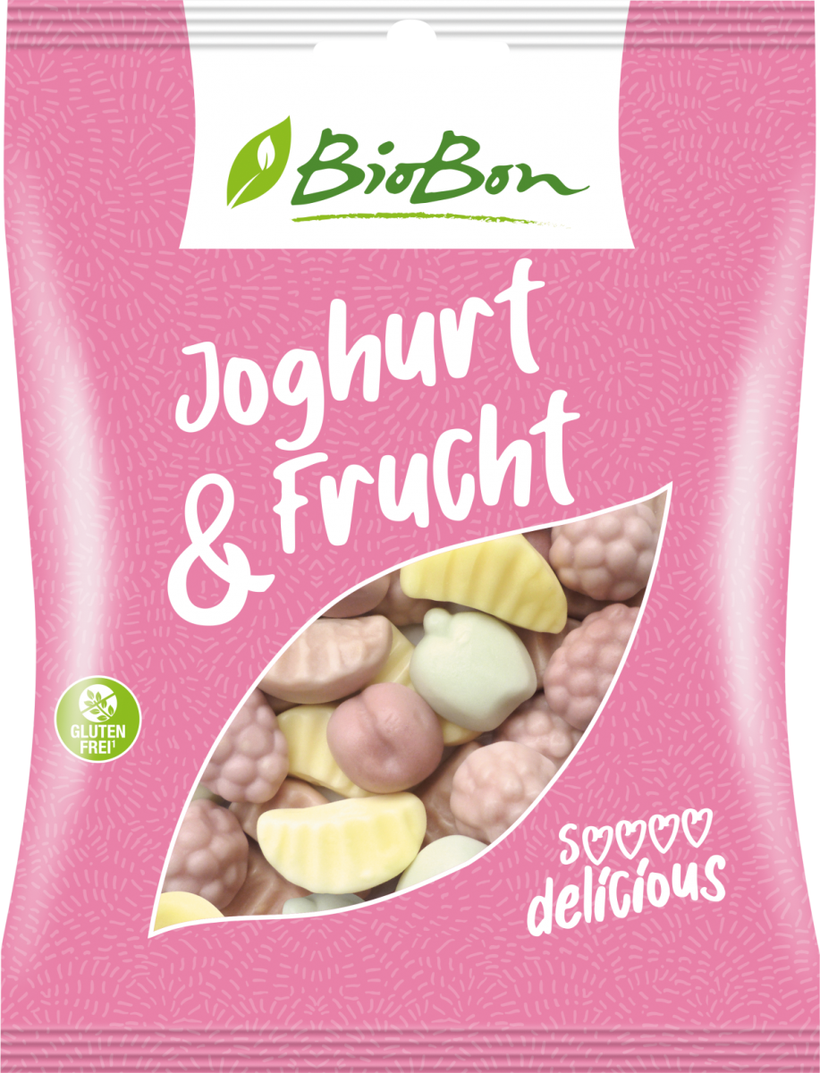 BioBon Joghurt & Frucht, 100 gr Packung