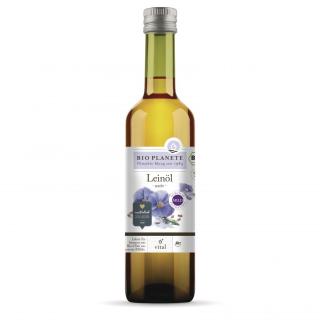 Bio Planète Leinöl nativ, 500 ml Flasche