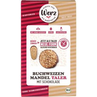 Werz Buchweizen-Mandel-Taler, 150 gr Packung -glu
